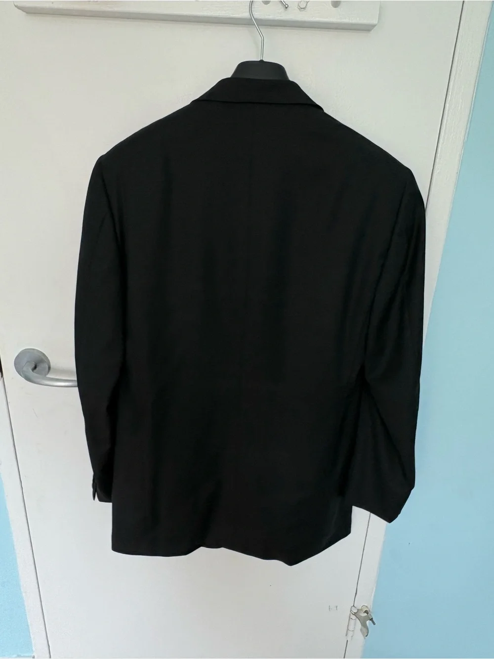 Ermenegildo Zegna Black Single-Button Blazer - Picture 2 of 6